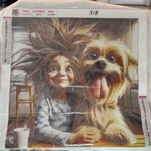 Colorful Dog Diamond Art Kit